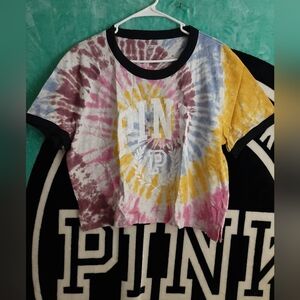 Vs Pink Crop Top